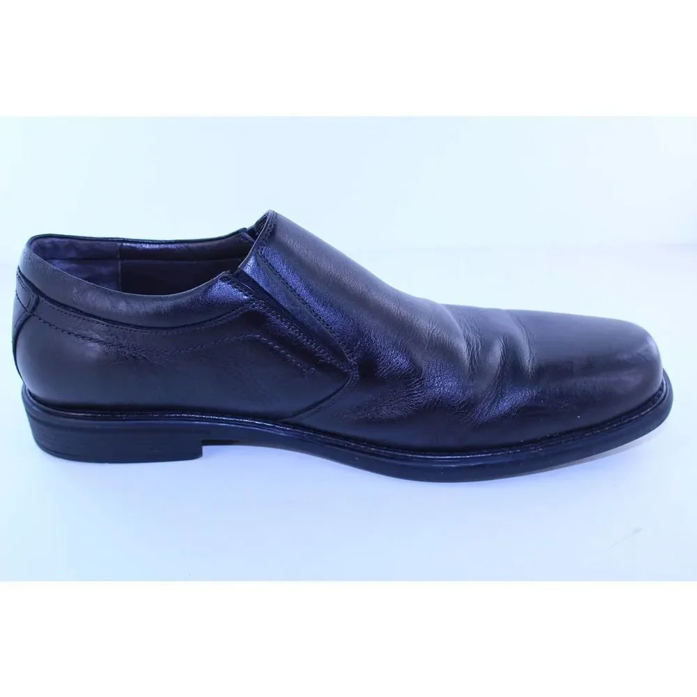 Johnston & Murphy Cullis Black Leather Loafers 12M